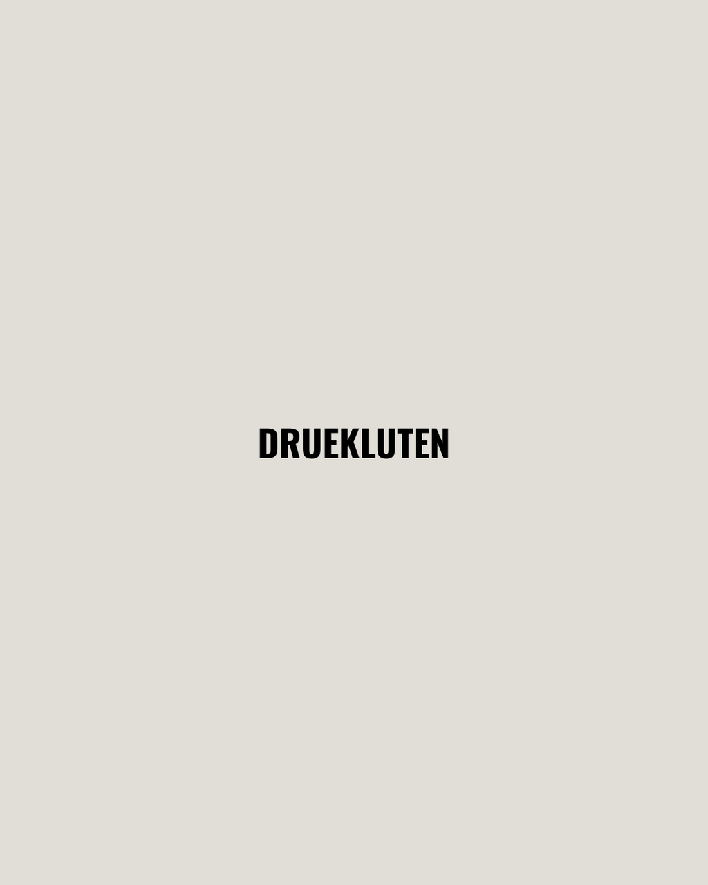 Druekluten - pusseklut for vinglass