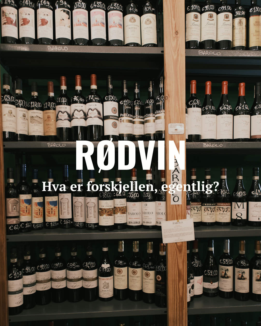 Rødvin - hvilke typer liker jeg?